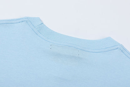 AMRI Letter Logo Print Cotton T-Shirt
