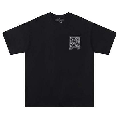 AMRI Printed Cotton Crewneck T-Shirt