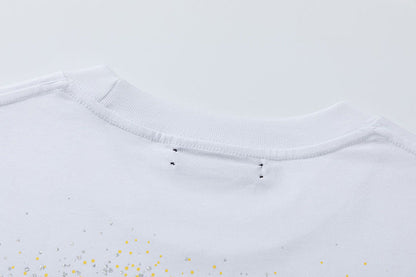 AMRI Crystal Embellished Champagne Logo T-Shirts