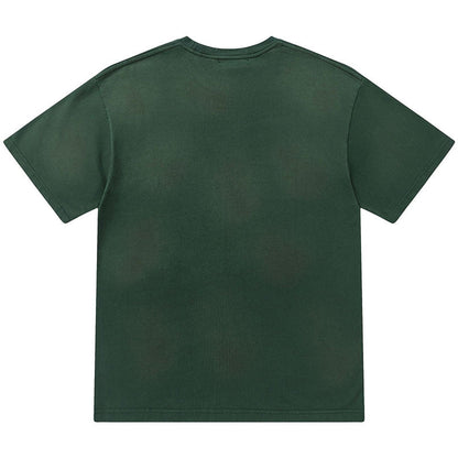 AMRI Vintage print tiger logo T-Shirts