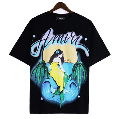 AMRI Mermaid short-sleeved cotton T-Shirt