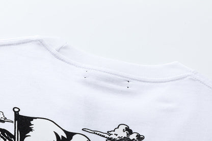 AMRI Angel-print cotton-jersey T-Shirt