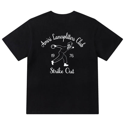 AMRI Lanesplitters logo-print cotton T-Shirt