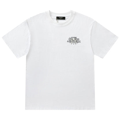 AMRI Crew Neck Unisex Street Style Plain Cotton T-Shirt
