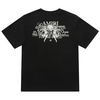 AMRI Crew Neck Unisex Street Style Plain Cotton T-Shirt