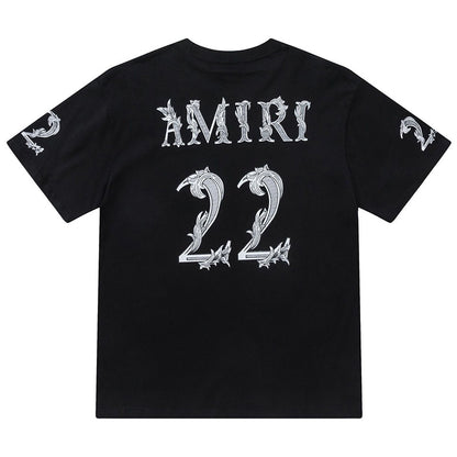 AMRI 22 Logo-Printed Crewneck T-Shirt