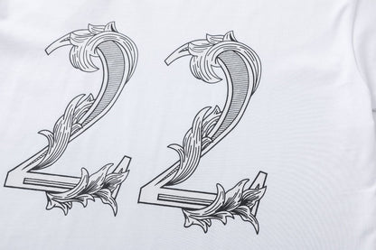 AMRI 22 Logo-Printed Crewneck T-Shirt