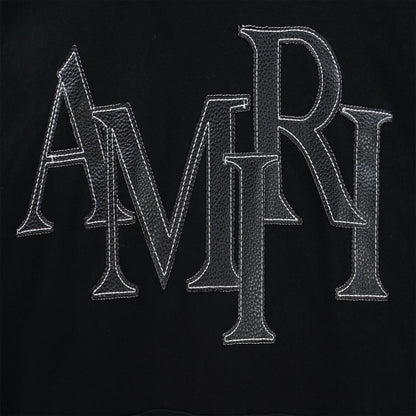 AMRl logo-applique cotton Hoodies
