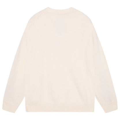AMRI Cotton V-Neck Bones Cardigan