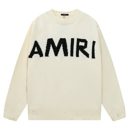 AMRl Logo Knitted Sweater