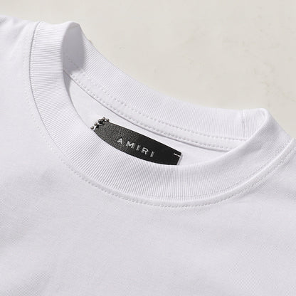 AMRI Logo crystal-embellished cotton T-shirt