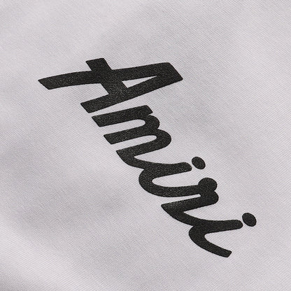AMRI White Cotton T-shirt