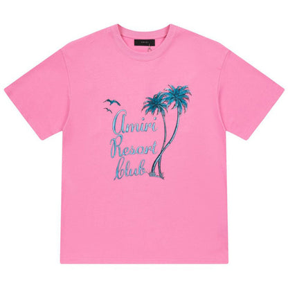 AMRI Twisted Palms Cotton T-Shirts