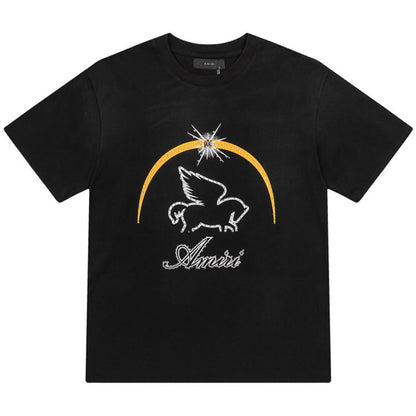 AMRI Crystal Pegasus Graphic T-Shirt