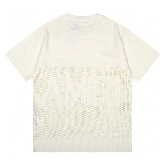 AMRI Logo-Embossed Fine Knit Jumper