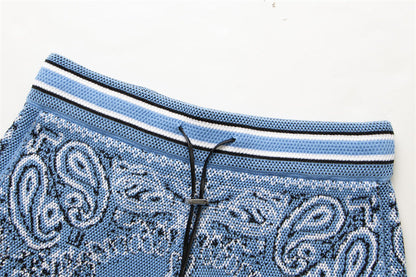 AMRI Bandana Print B-Ball Drawstring Shorts