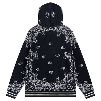 AMRI Black Bandana B-Ball Hoodie