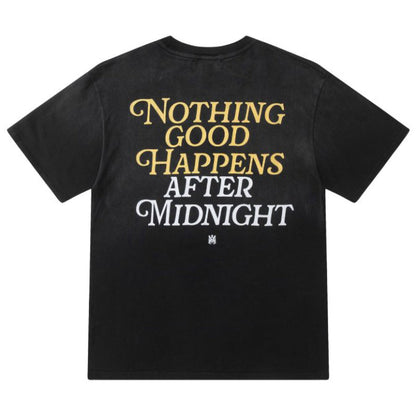 AMRI Nights Cotton Crewneck T-Shirts