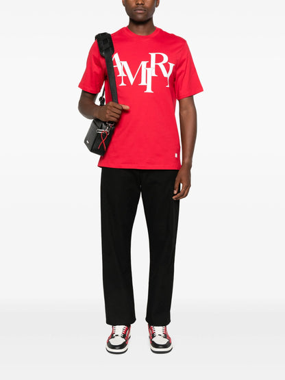 AMRI Staggered Logo T-Shirts