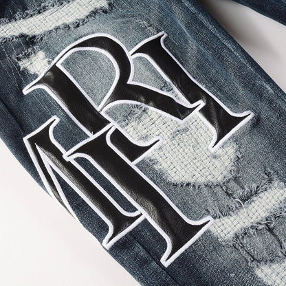 AMRI Patchwork Jeans #1324
