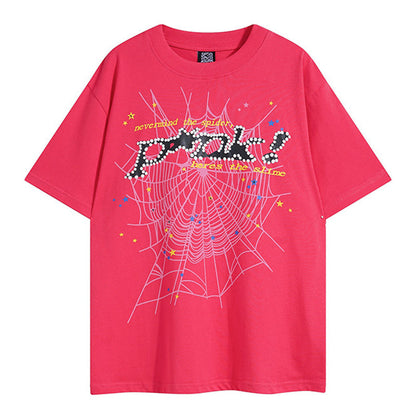Sp5der Young Thug Punk T-Shirt Red