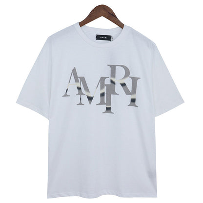 AMRI Staggered Logo-Print Cotton-Jersey T-Shirts