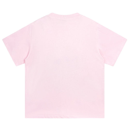 Sp5der Atlanta Print T-Shirt Pink