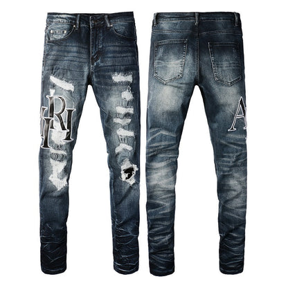 AMRI Patchwork Jeans #1324