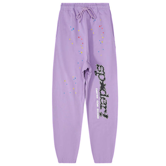 Sp5der Young Thug Pant-Purple #8307
